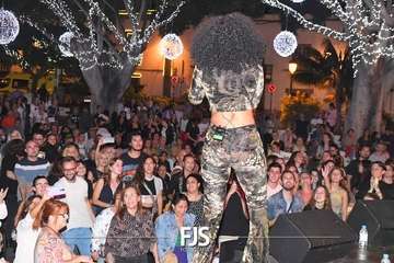 Concierto de Nia Correia en San Juan/Francisco Javier Santana e Ildefonso Rodríguez.